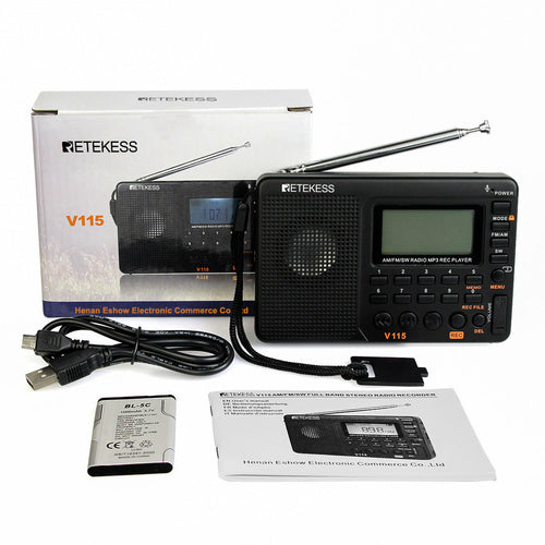 Full Band Radio, Recorder, MP3 Playback