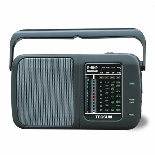 Portable AC/DC Dual-Power AM/FM Radio