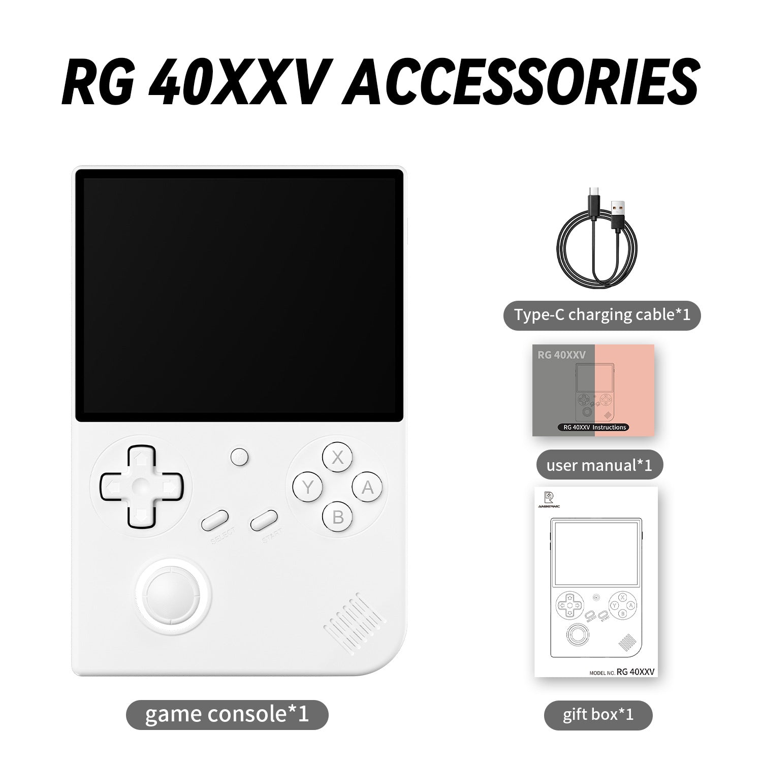 Anbernic RG40XXV - Retro Classic Joystick Handheld Game Console