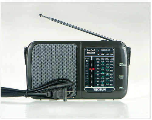 Portable AC/DC Dual-Power AM/FM Radio