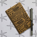 Custom Hand-Drawn Moleskine Ruled Pocket Journal