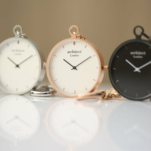Architect London Handcrafted Modern Pocket Watch