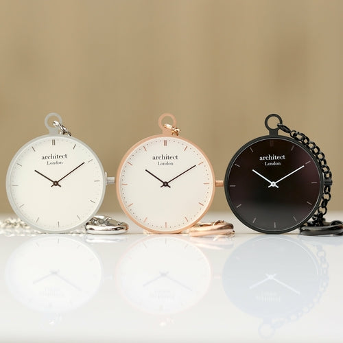Architect London Handcrafted Modern Pocket Watch