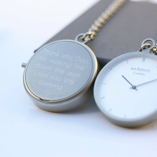 Architect London Handcrafted Modern Pocket Watch