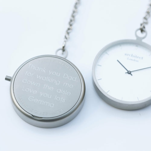 Architect London Handcrafted Modern Pocket Watch