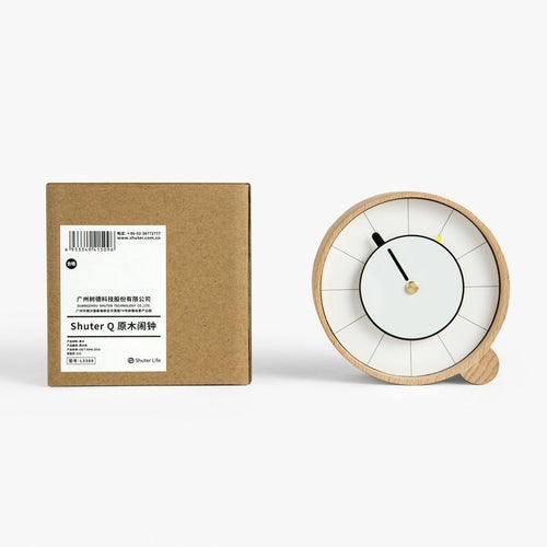 Classic Wooden Alarm Clock