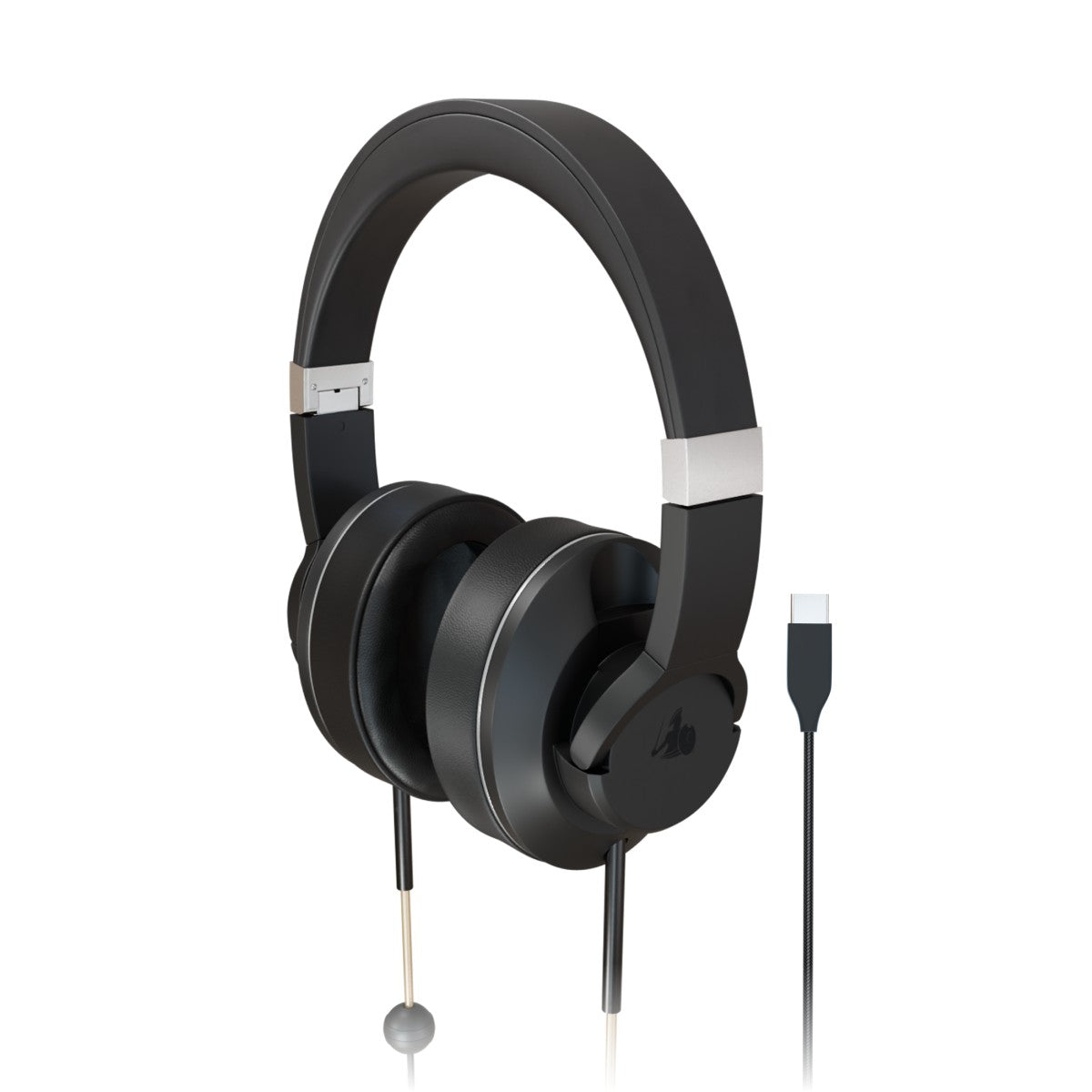 EMF-Free Air Tube Over-Ear Headphones 3.5mm Jack