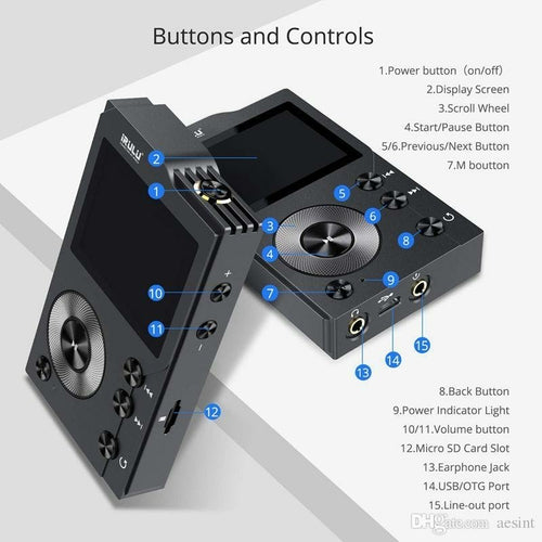 iRULU F20 Hi-Fi Digital Audio Player